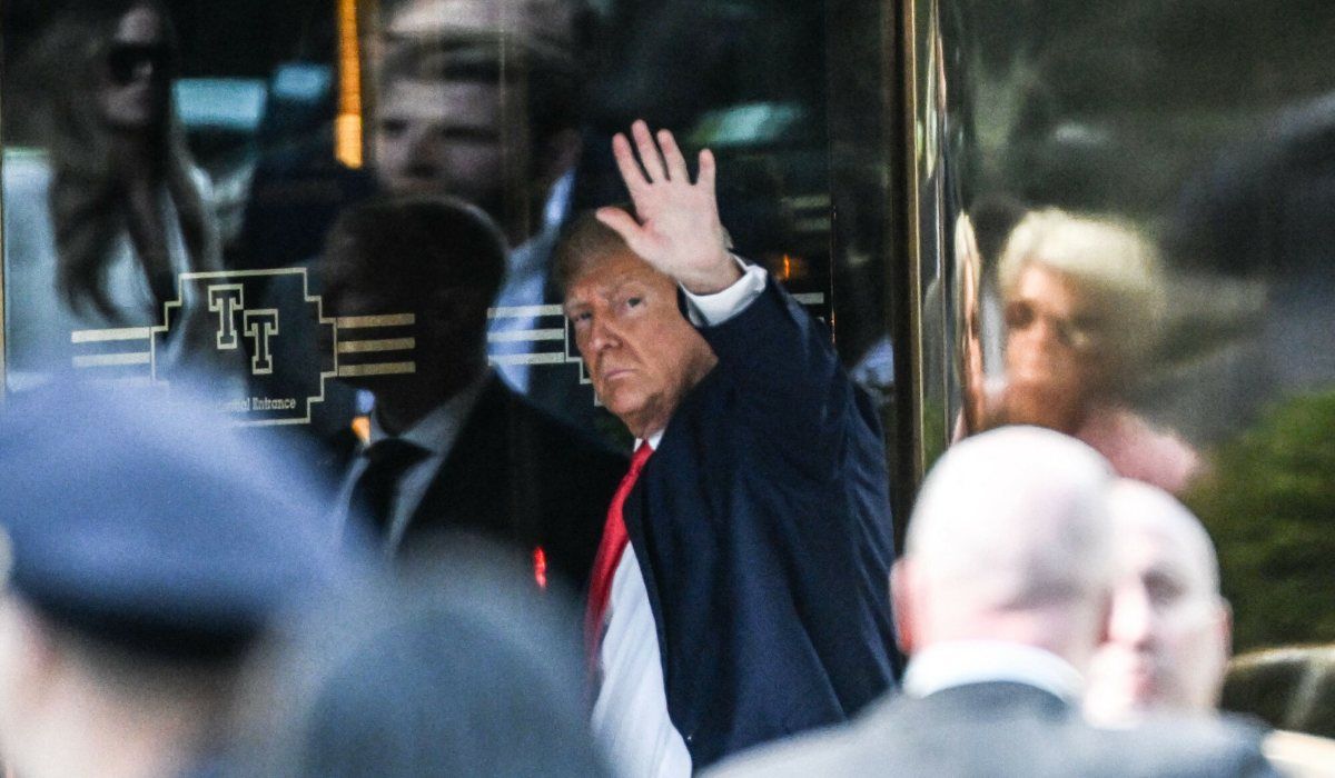 Donald Trump przybył do Nowego Jorku