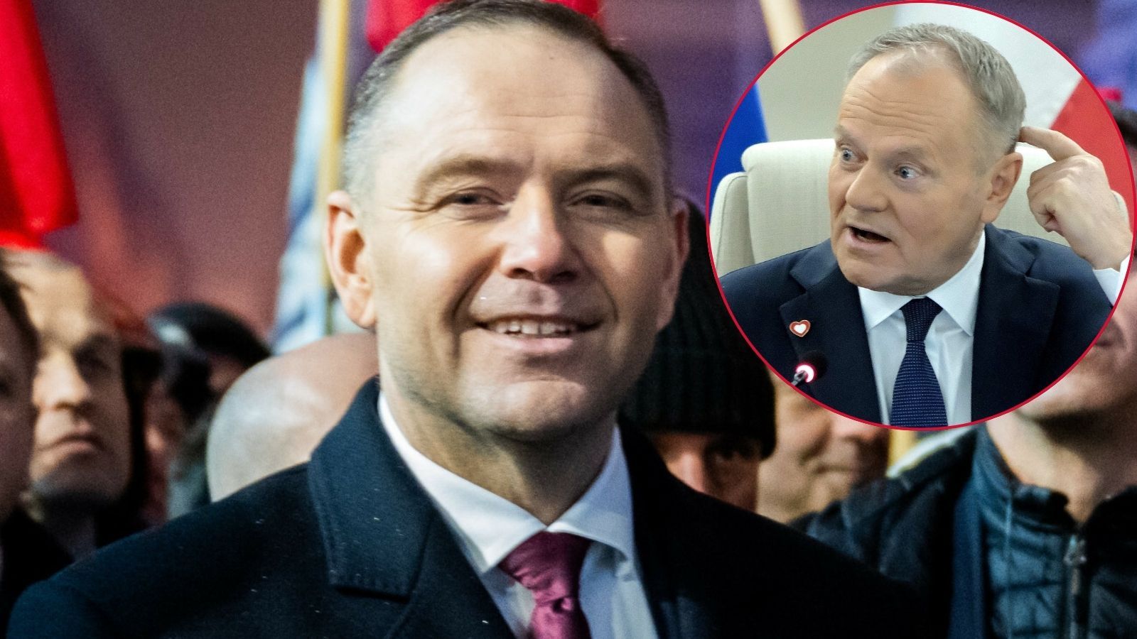 Kapelan Nawrockiego nie miał litości dla Donalda Tuska. Ostre słowa