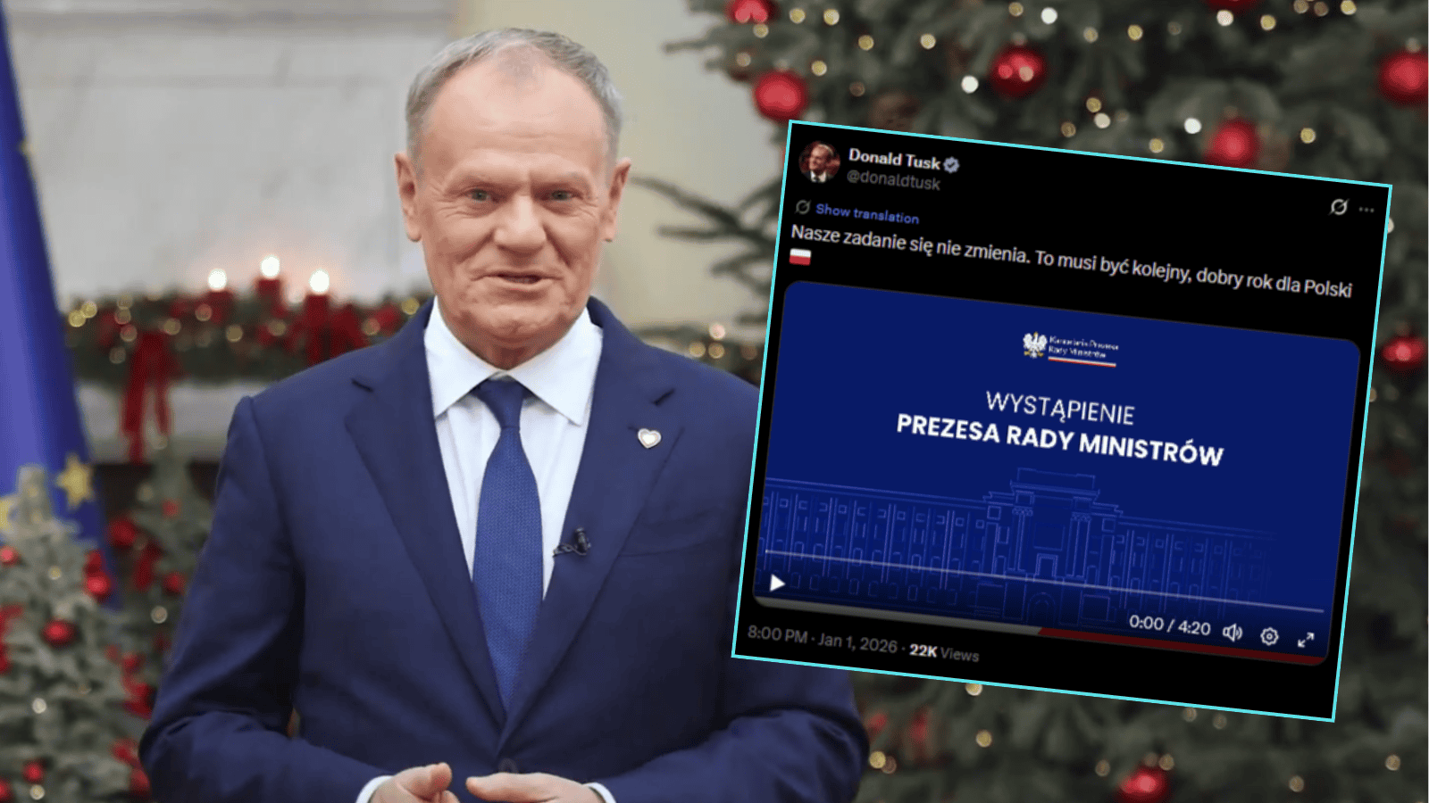 Noworoczne orędzie premiera Donalda Tuska