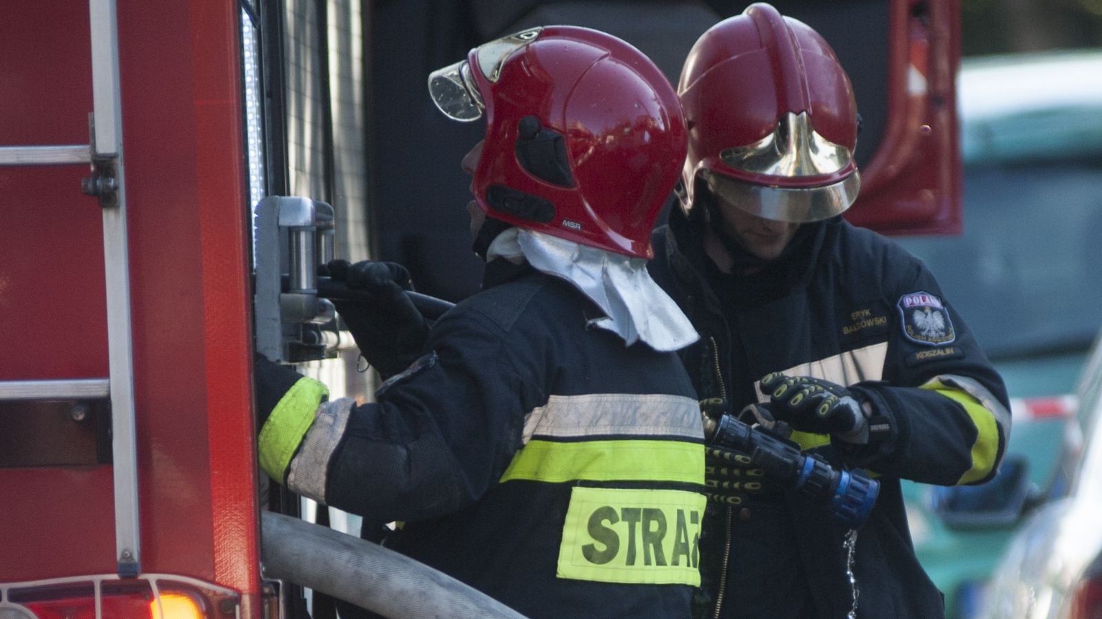 Śmiertelny wypadek w poniedziałkowy poranek. Zderzyły się dwa TIR-y, droga całkowicie zablokowana