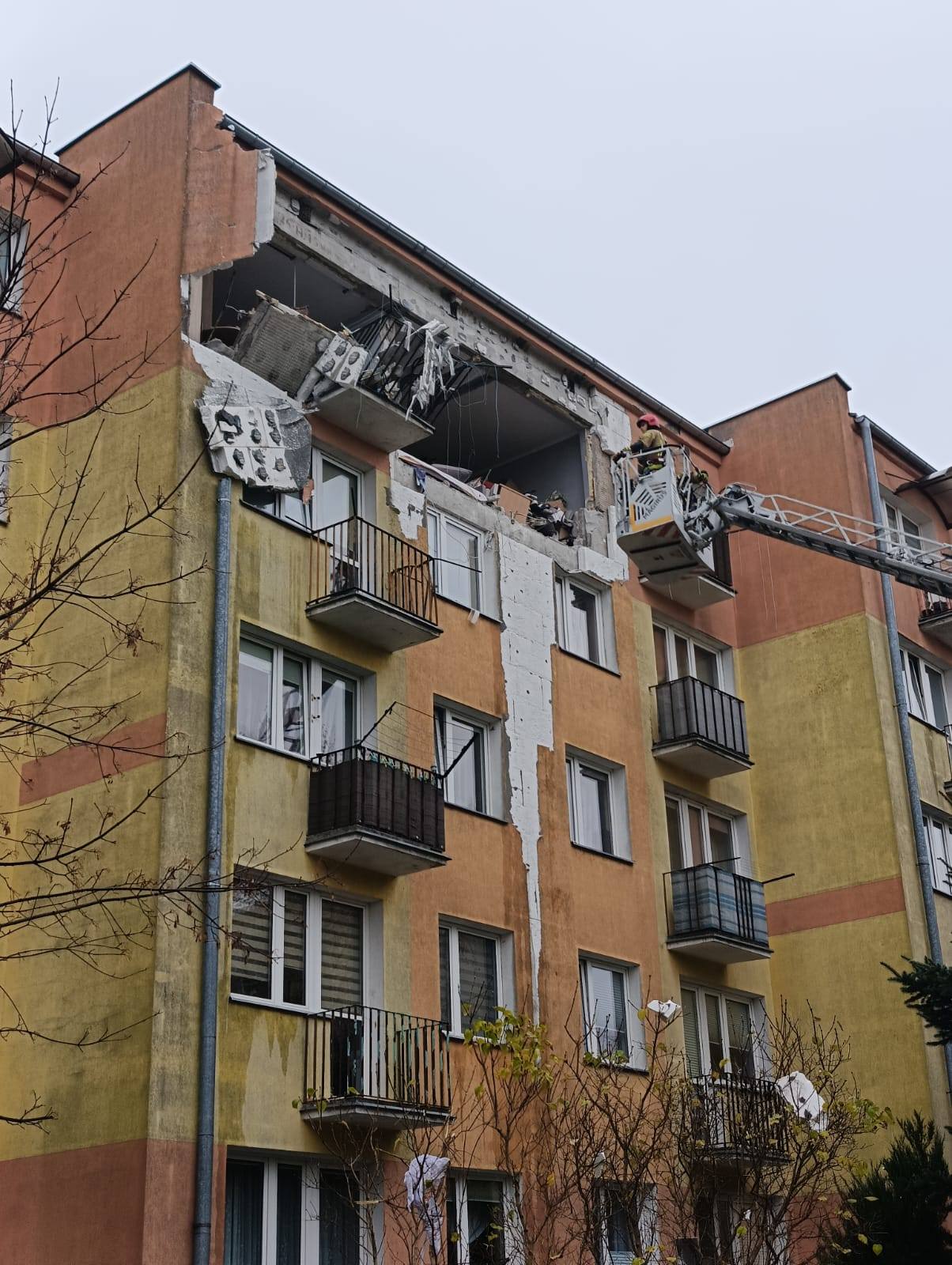 Eksplozja w bloku w Braniewie. Mieszkańcy zostali ewakuowani
