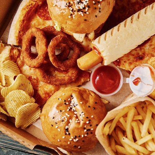 fast food-Canva