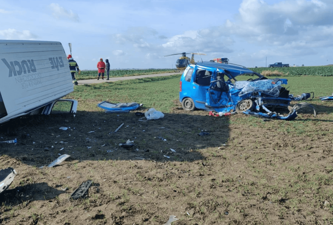 Tragedia na polskiej trasie, nie żyje jedna osoba. Lądował śmigłowiec LPR, nie żyje jedna osoba