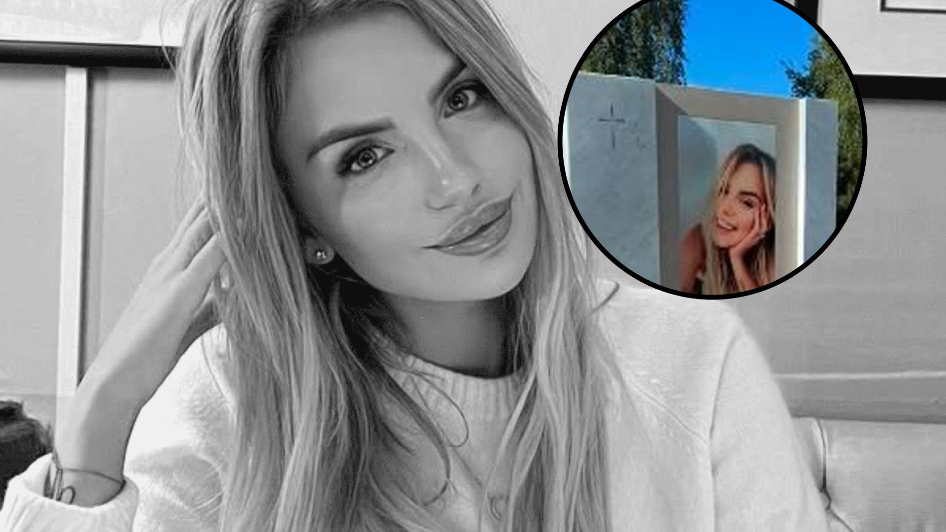 Ogromny nagrobek Soni Szklanowskiej widać już z daleka. Napis od rodziców na płycie łamie serce