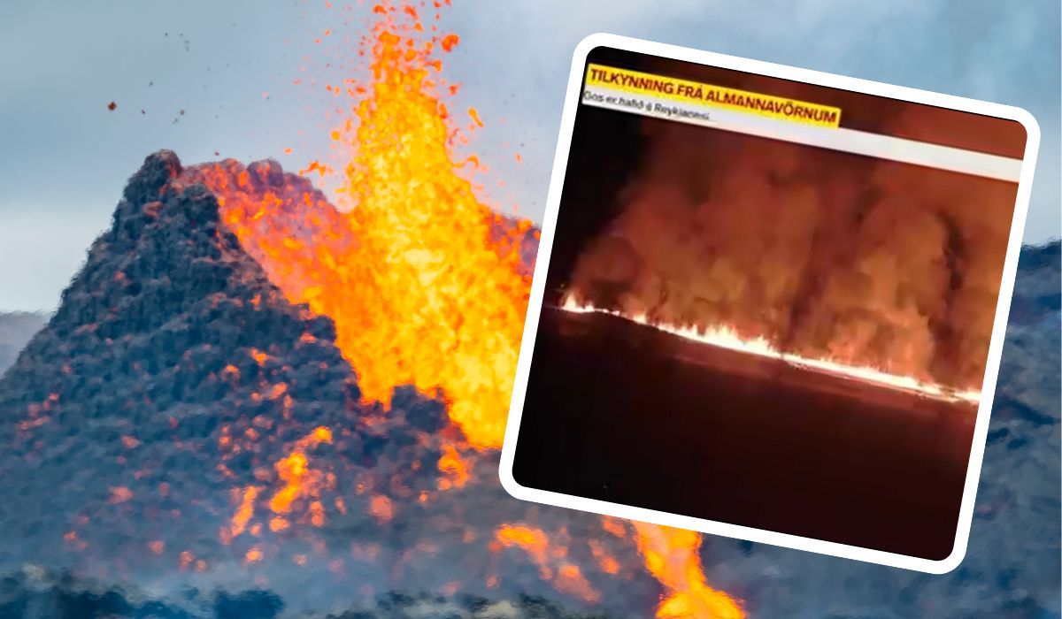 Wybuch wulkanu na Islandii