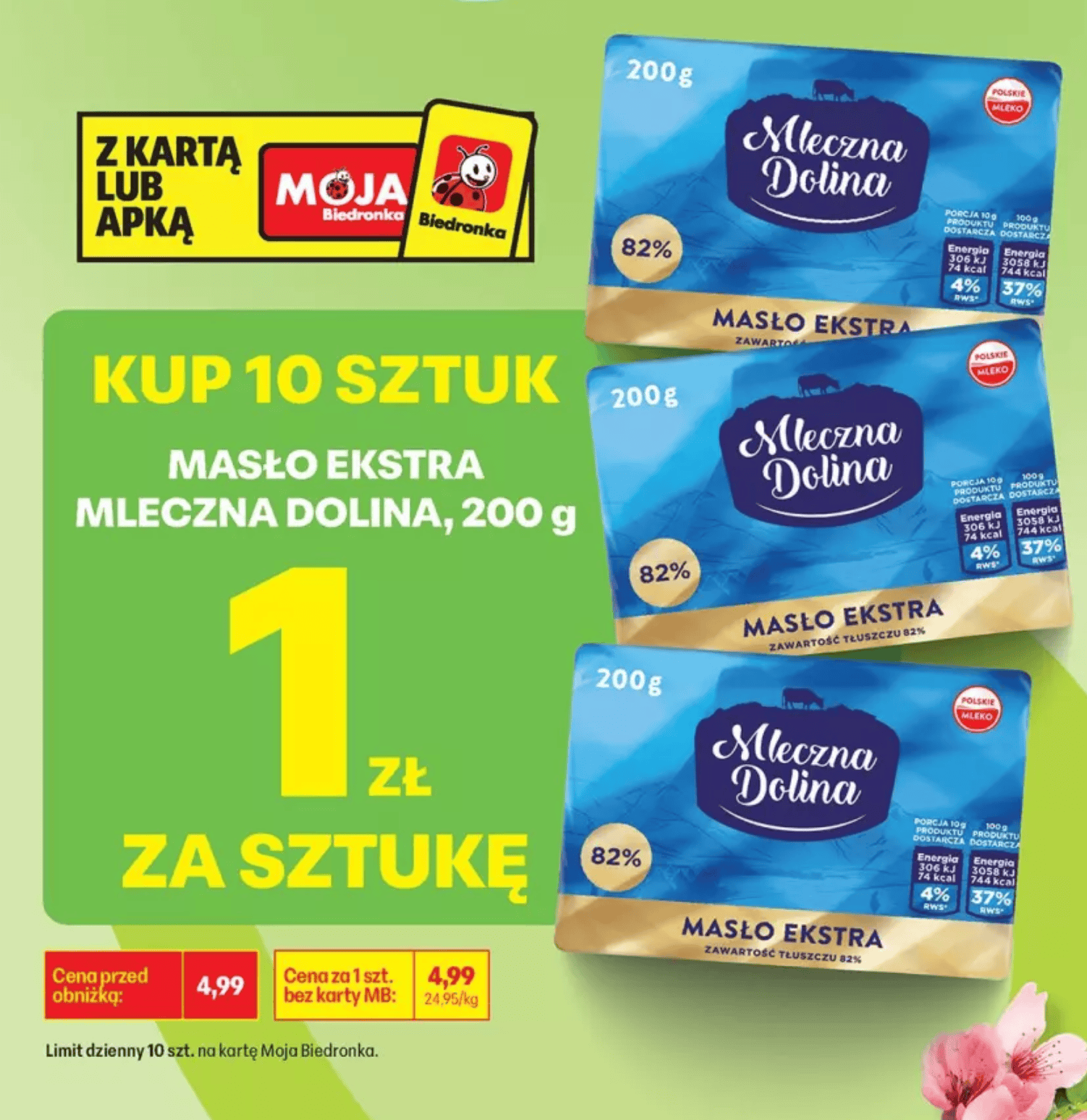 Tylko dziś: Masło i cukier po 1 zł w Biedronce. Wielka promocja na Wielkanoc, ale jest jeden haczyk