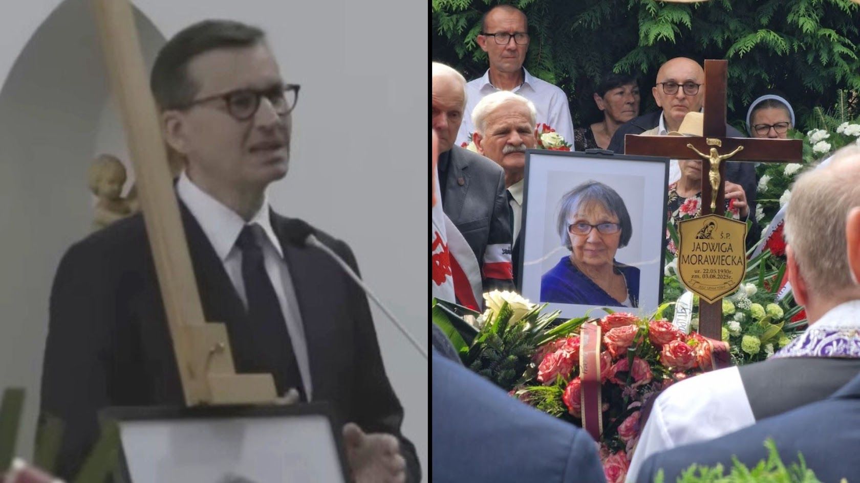 "Dom to jest mama". Morawiecki z trudem powstrzymywał łzy w kościele. Jego słowa łamią serce
