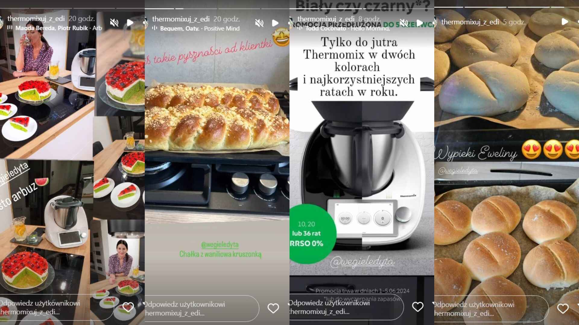 gdzie pracuje matka Roksany Węgiel, umowa z Thermomixem, profil na Instagramie