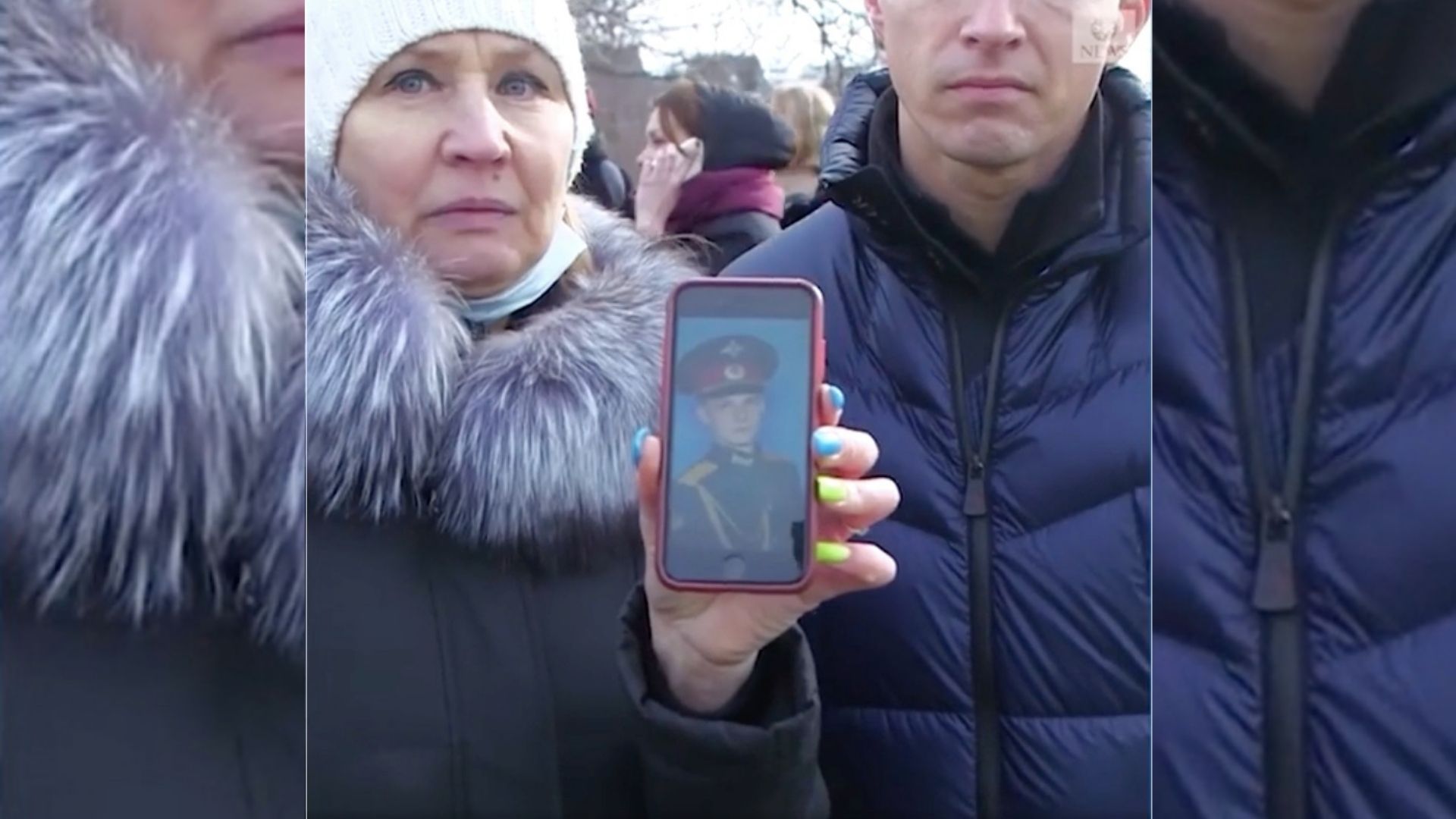 Matka rosyjskiego żołnierza protestowała w Moskwie przeciwko wojnie w Ukrainie, musiała uciekać