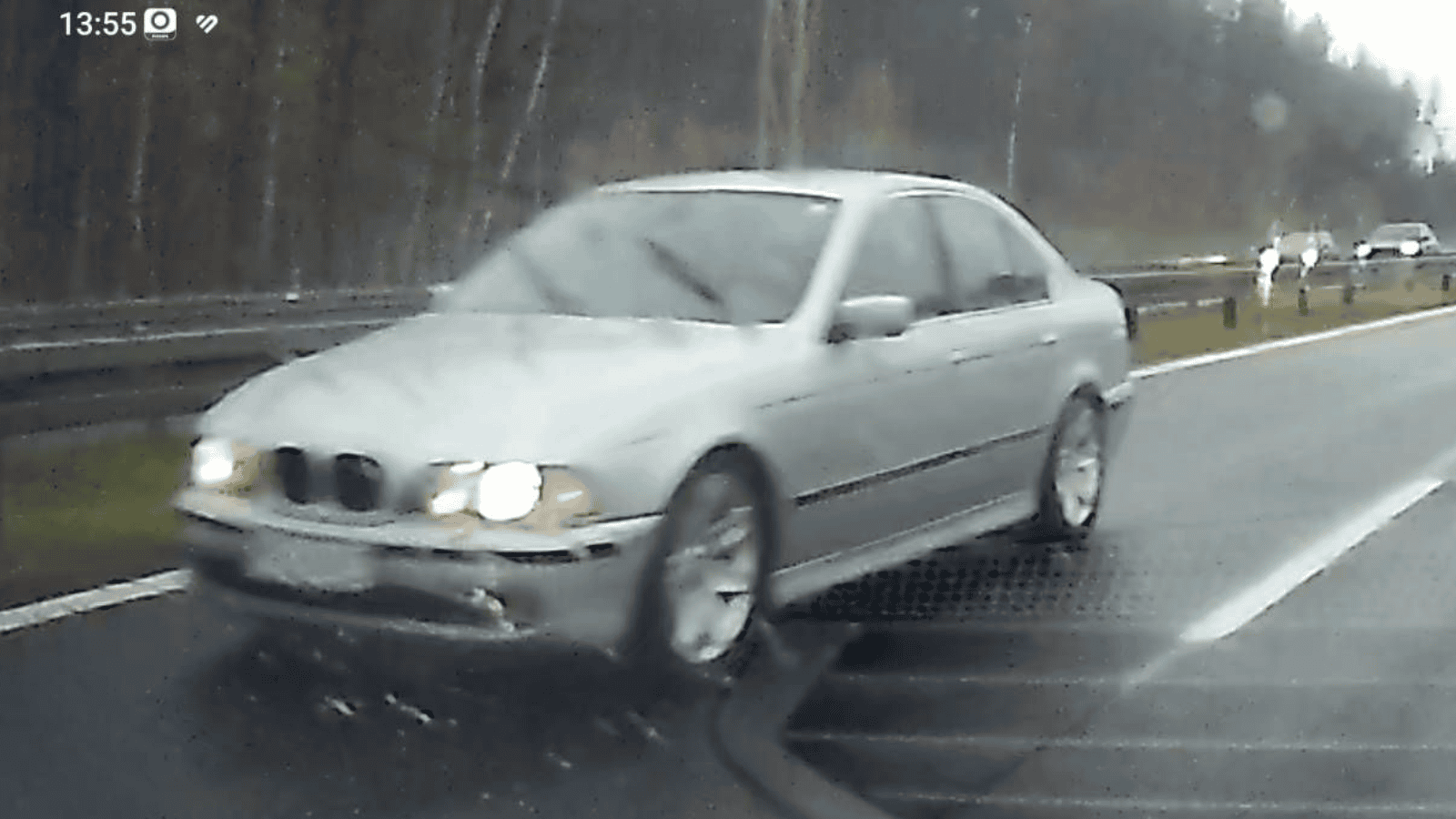 Mrożące krew w żyłach nagranie z S3. Kierowca pędził pod prąd