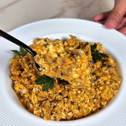 Pasta z makreli, twarogu i jajek. W sam raz na pyszną kolację