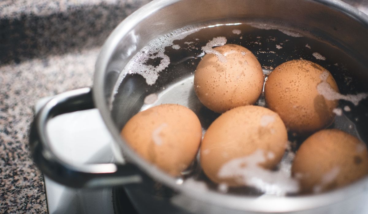 gotujące się jajka