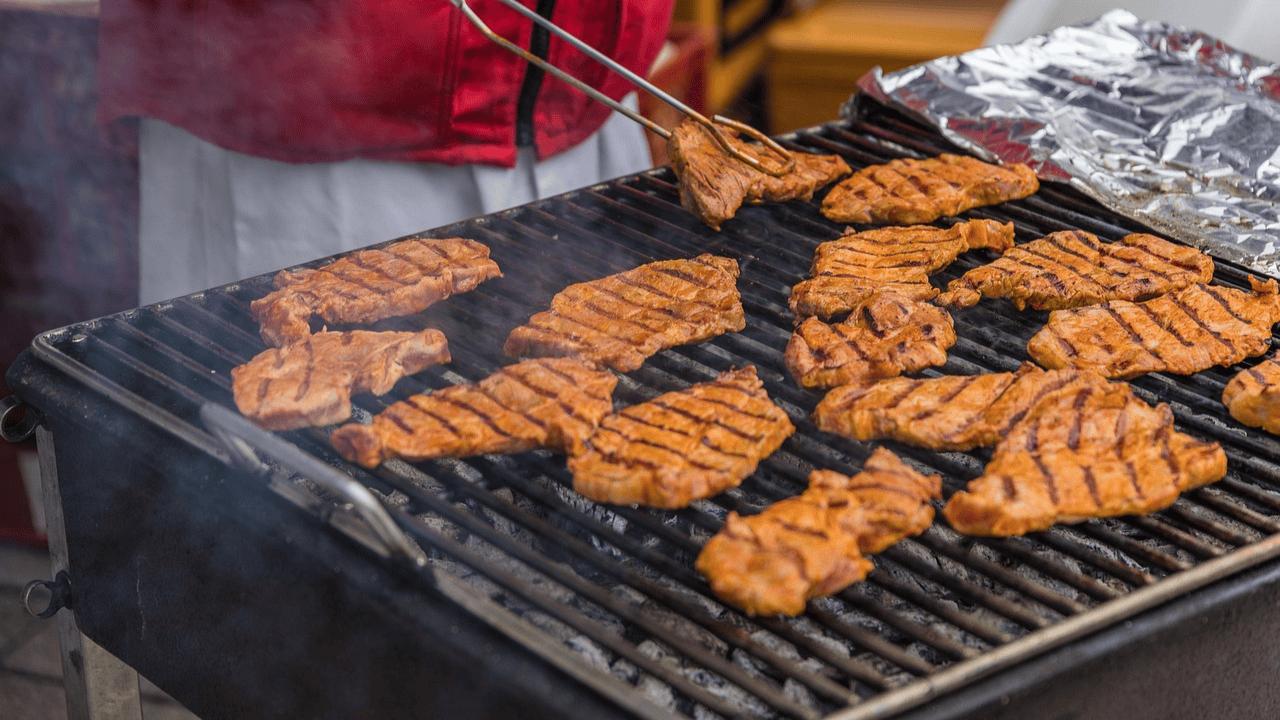 Grill, mięso