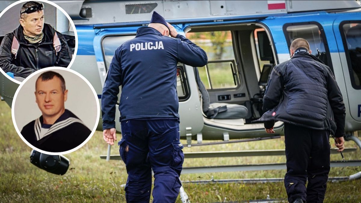 Grzegorz Borys policjant helikopter