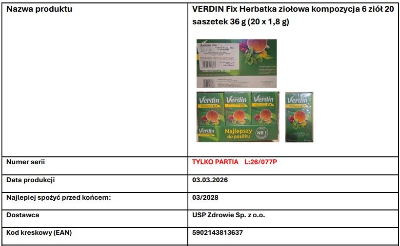 Popularna herbata wycofana z sieci sklepów Auchan. Wykryto Salmonellę