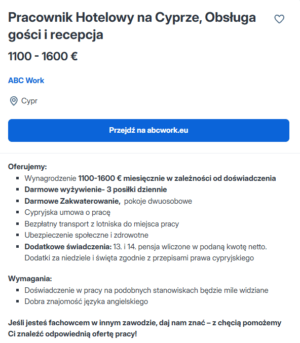 Uwielbiana przez Polaków wyspa szuka pracowników. W pakiecie darmowy nocleg, wyżywienie i dużo słońca