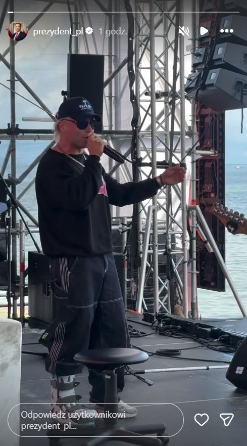 To Skolim wyprawiał na scenie u Nawrockiego. Ludzie tylko patrzyli