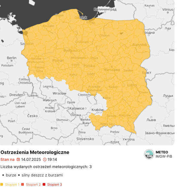 Potężne burze przetaczają się przez Polskę. Kolejne miasta zalane
