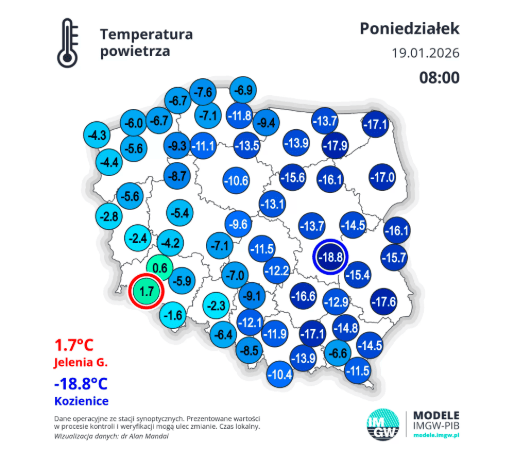 Pół Polski na żółto, aż dziewięć alertów IMGW. Takiej pogody nie było od lat