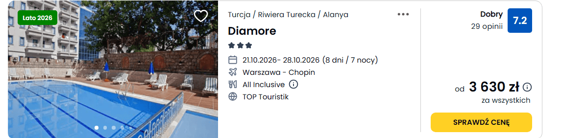 To tam Polacy lecą po sezonie wakacyjnym. Teraz urlop w raju all inclusive jeszcze taniej