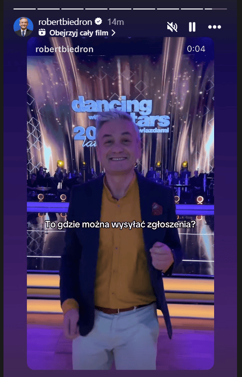 Znany polityk na widowni "TzG". Chce zatańczyć w kolejnej edycji!