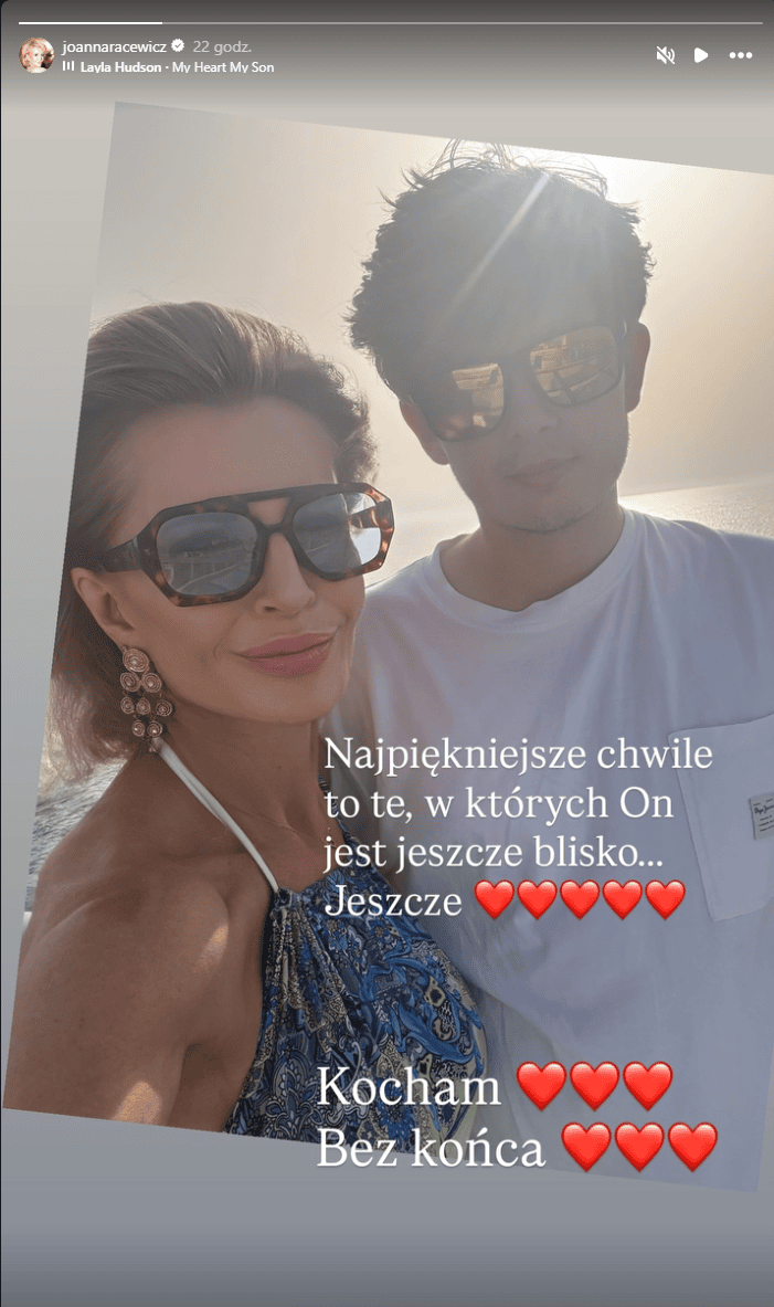 "Kocham". Joanna Racewicz pokazała wspólne zdjęcie. Ale przystojny
