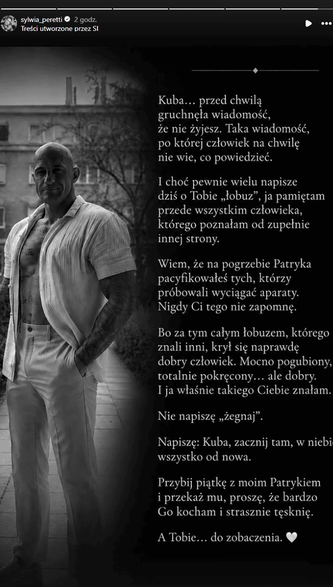 "Gruchnęła wiadomość, że nie żyjesz". Sylwia Peretti w żałobie. Właśnie przekazała