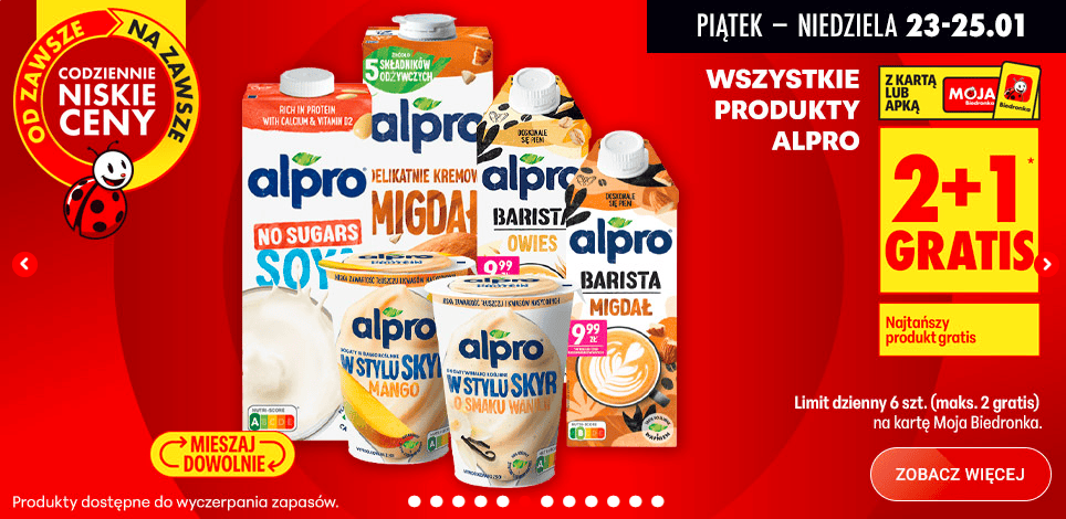 W Biedronce istne szaleństwo cenowe. Nawet 50 proc. taniej i "2+1 gratis". Czas tylko do niedzieli