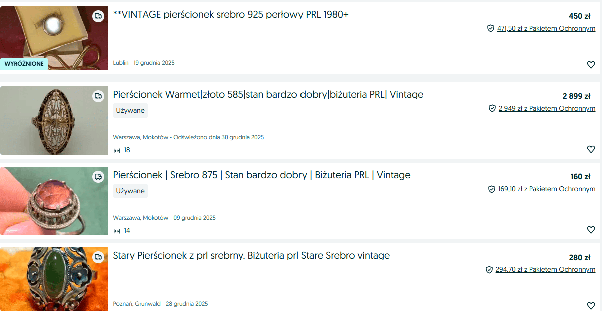 Tej biżuterii z PRL szukają kolekcjonerzy. Lepiej sprawdź szuflady, jest warta majątek