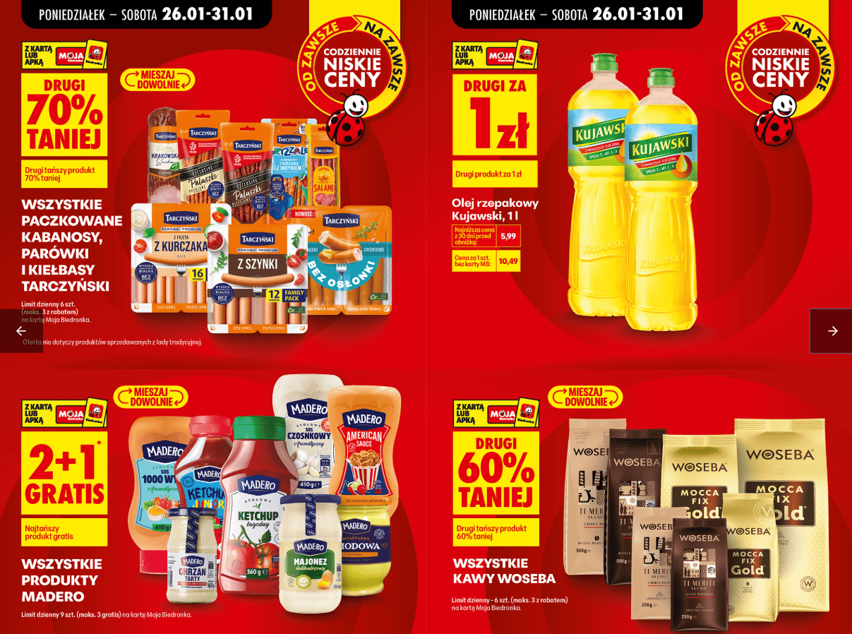 W Biedronce już się zaczęło. Aż "6+6 gratis" i gigantyczne obniżki. Klienci będą zachwyceni