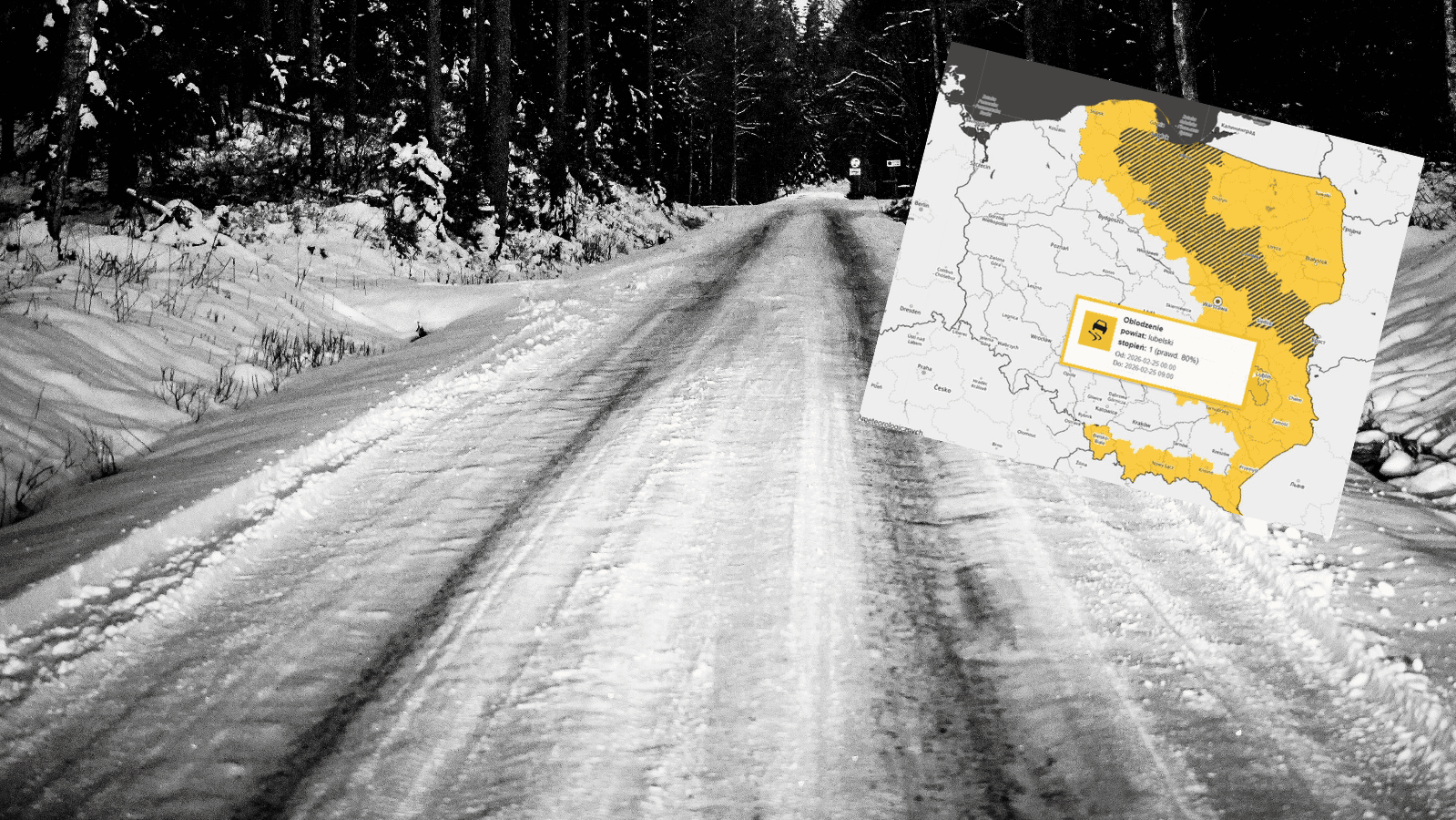 Uwaga: będzie niebezpiecznie na drogach. Są ostrzeżenia IMGW