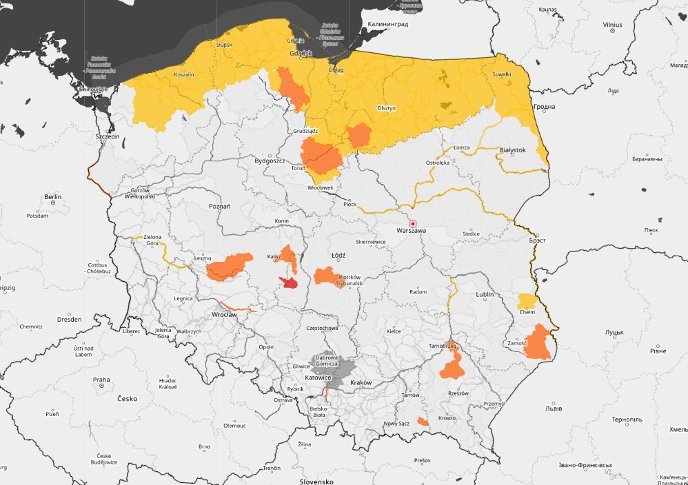 Zaraz się zacznie. Ostrzeżenia IMGW. Alerty najwyższego stopnia. Służby alarmują mieszkańców