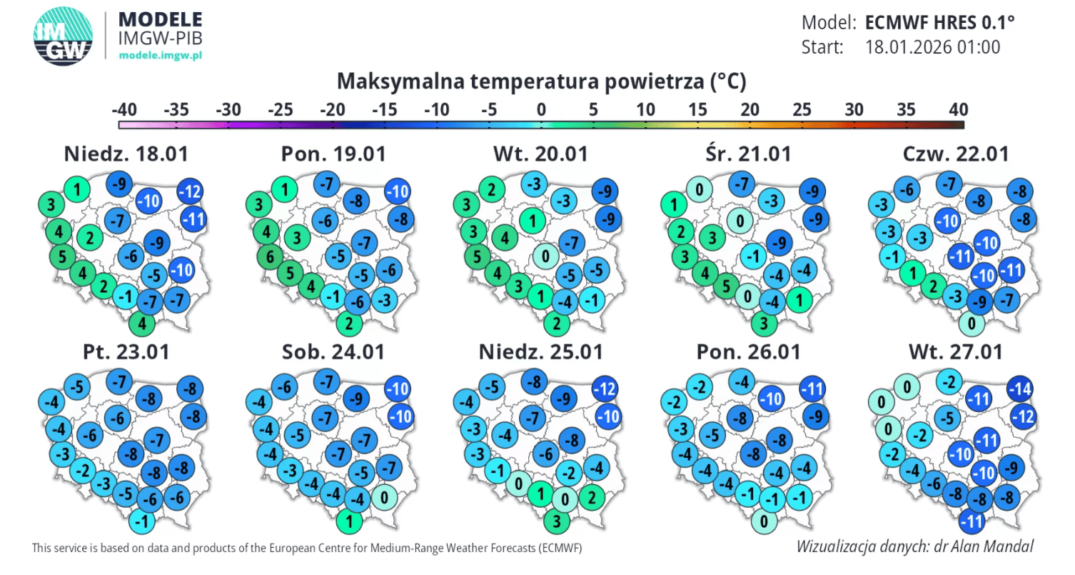 Prognoza pogody na drugą połowę stycznia. Tego dnia uderzy śnieżyca, zasypie pół Polski