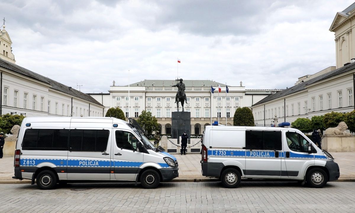 policja, pałac prezydencki