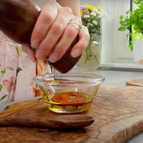 Ugotuj kalafiora i nadziej tym farszem. Ostatnio to mój ulubiony przepis