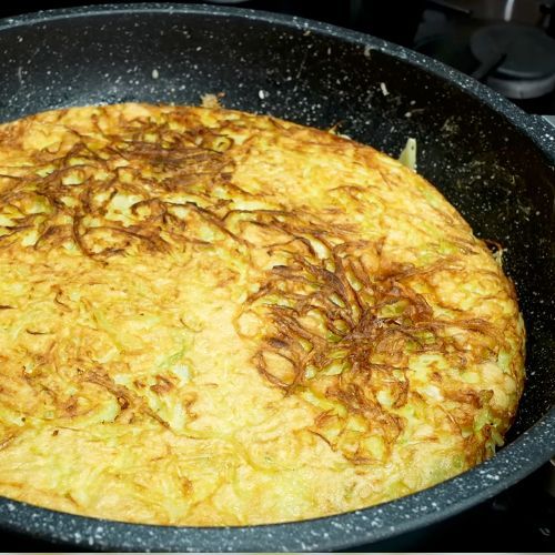 omlet z kapusty