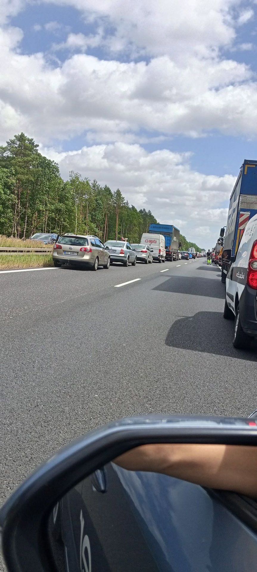 Karambol na S10. Duże utrudnienia w ruchu i zablokowana trasa