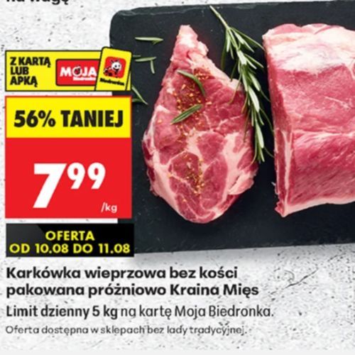 Masło za 1,99 zł, kiełbasa 72 proc. taniej. Biedronka szaleje