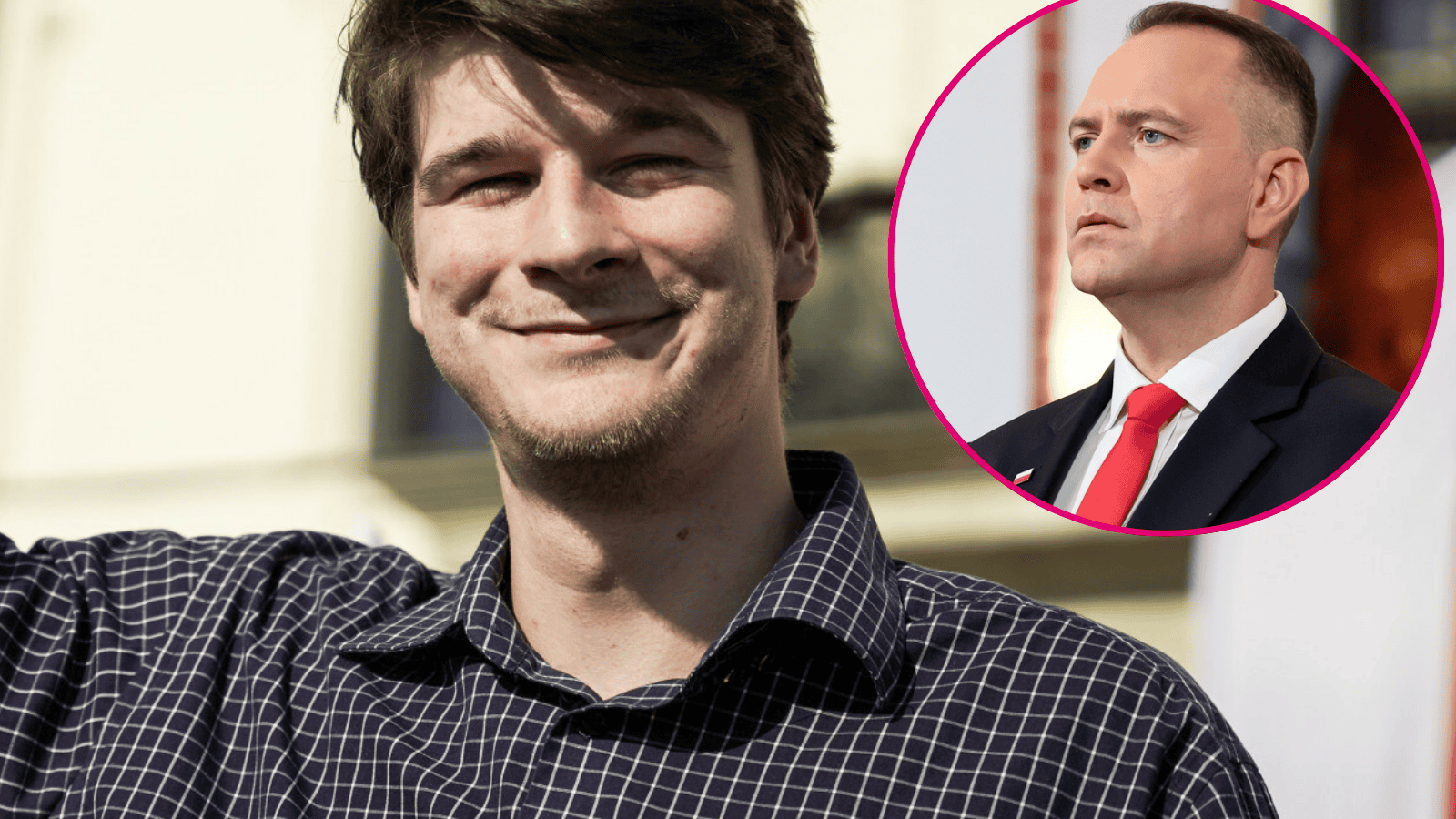 Daniel Nawrocki naprawdę to zrobił w czasie urodzin ojczyma. Zdjęcie nie zostawia żadnych wątpliwości