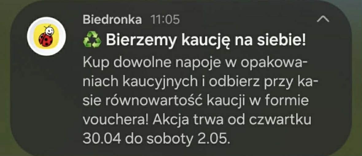 Biedronka pilnie informuje klientów. "Bierzemy kaucję na siebie"