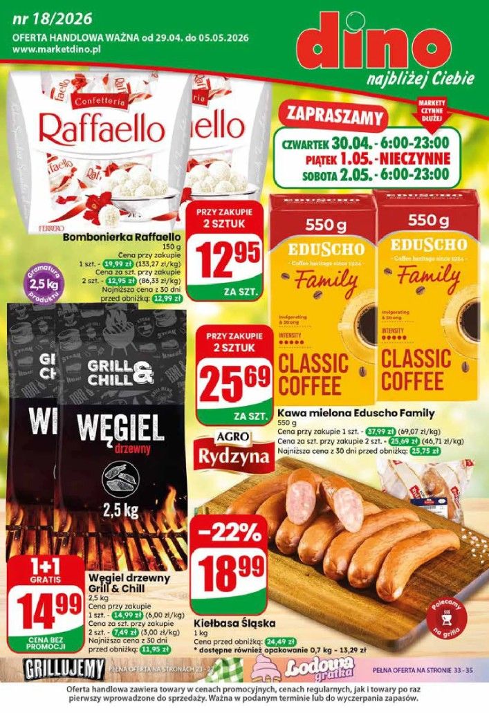 W Dino oszaleli przed majówką. Z tych promocji aż żal nie skorzystać