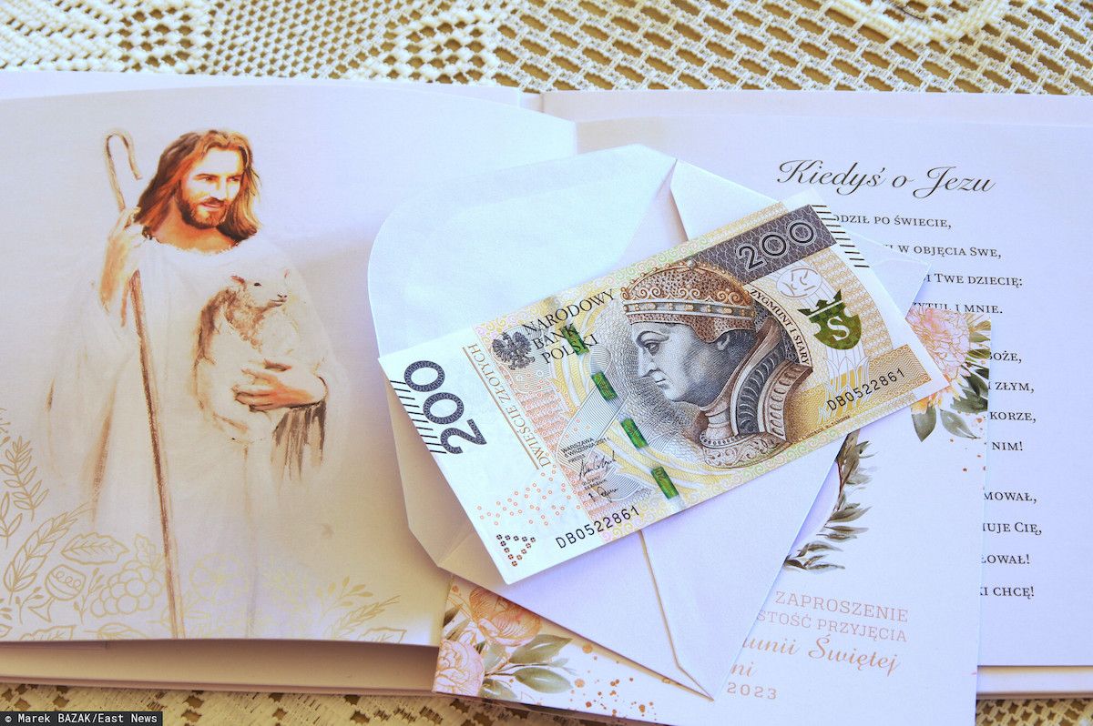 pieniądze komunia święta Jezus
