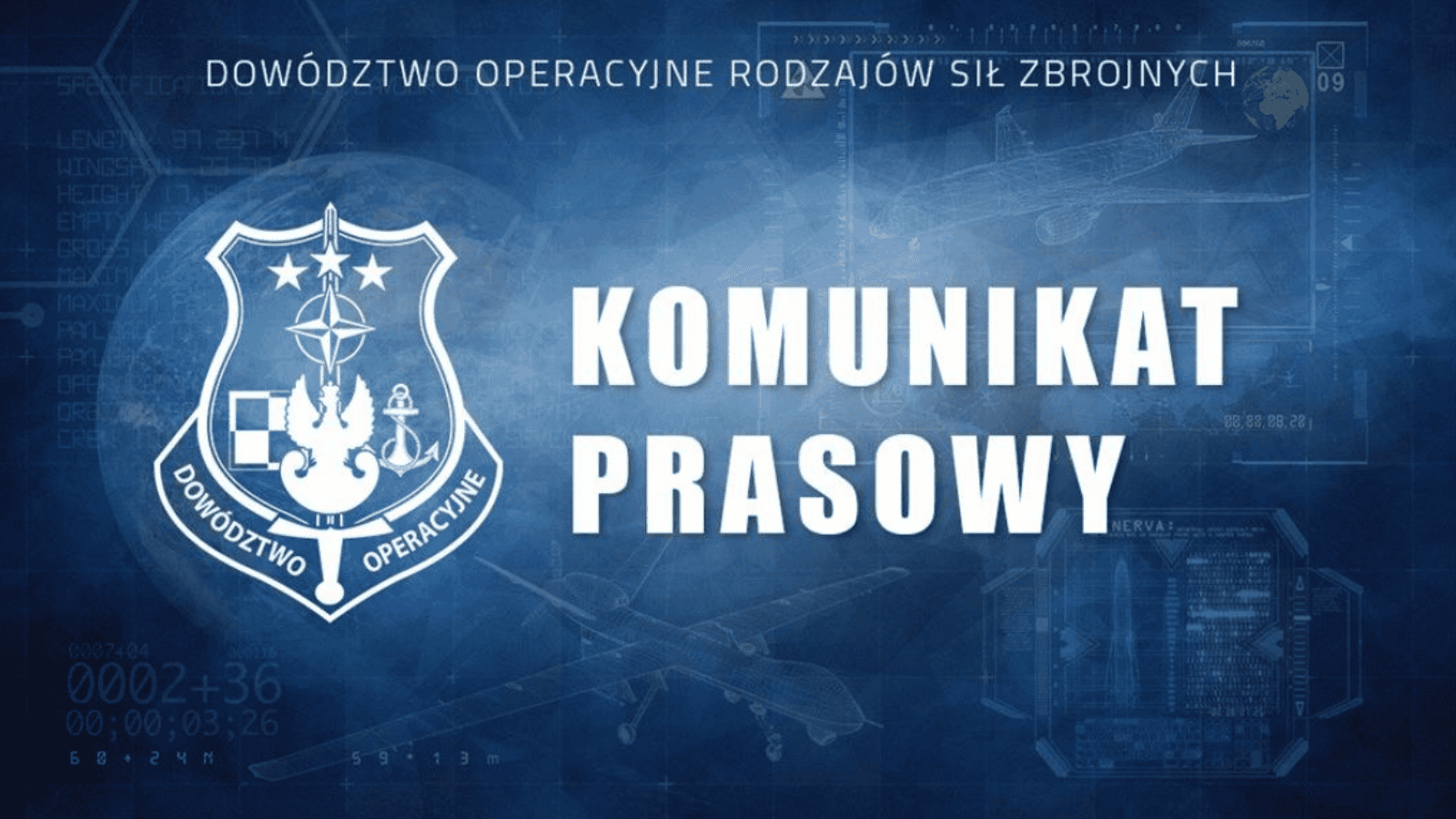 Komunikat, fot. Dowództwo Operacyjne RSZ/X