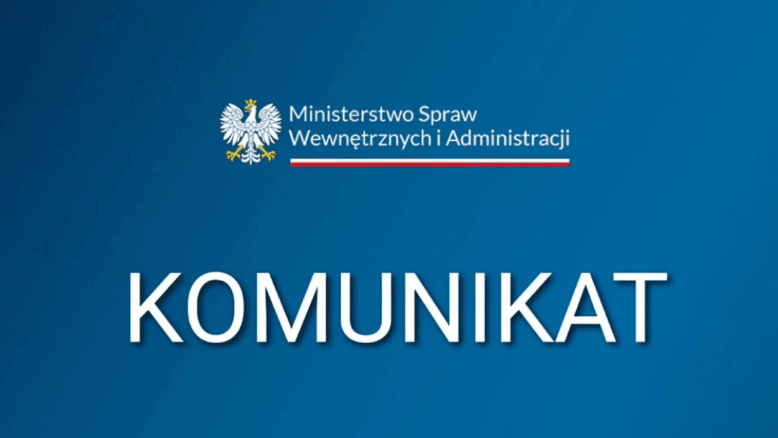 MSWiA publikuje komunikat. Tysiące Polaków utknęło w kolejkach