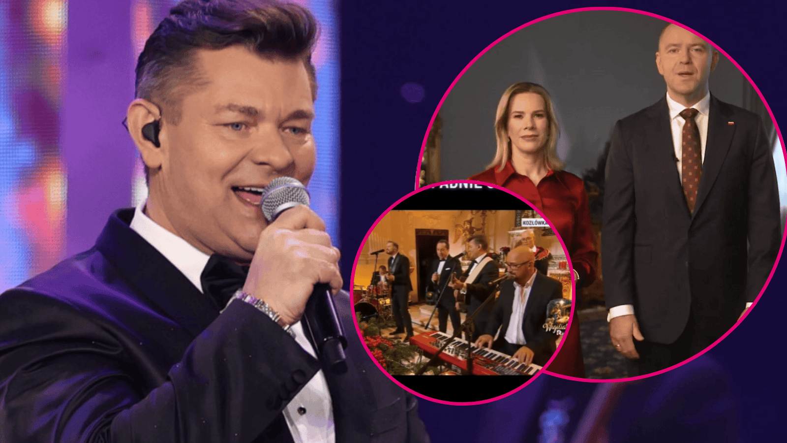 Świąteczne kolędy z Kozłówki na antenie Telewizji Republika. Para prezydencka zachwycona występami