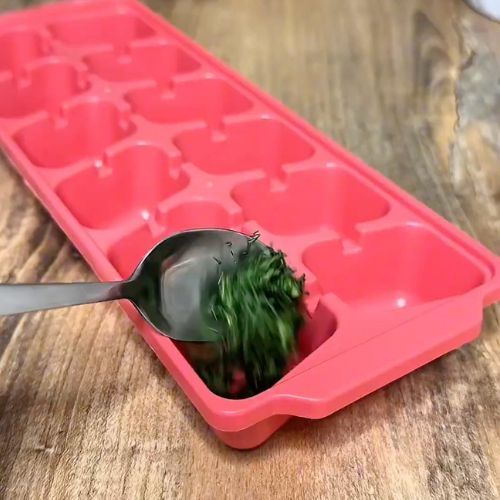 Żadne pudełko po lodach. Mam 100 razy lepszy sposób na mrożenie koperku