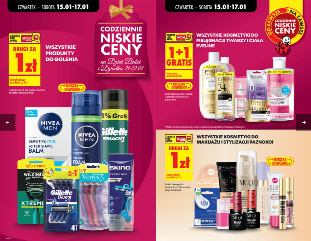 Polacy rzucili się na hit z Biedronki. Jeszcze tylko do soboty "1+1 gratis" i kosmetyki już za 1 zł