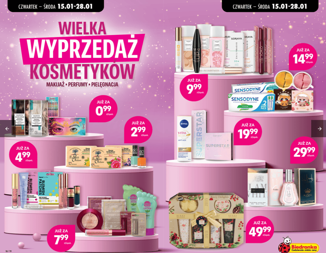 Polacy rzucili się na hit z Biedronki. Jeszcze tylko do soboty "1+1 gratis" i kosmetyki już za 1 zł