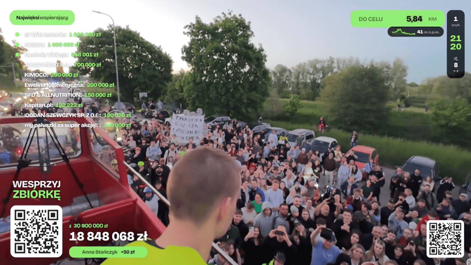 Łatwogang już w Gdańsku. Tak przywitali go ludzie