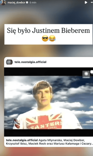 Maciej Dowbor pokazał zdjęcie sprzed lat. "Justin Bieber"